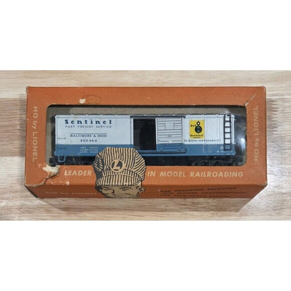 Vintage Lionel No. 0864-75 HO Baltimore & Ohio Boxcar B&O Sentinel #466464 w/Box - Picture 1 of 10